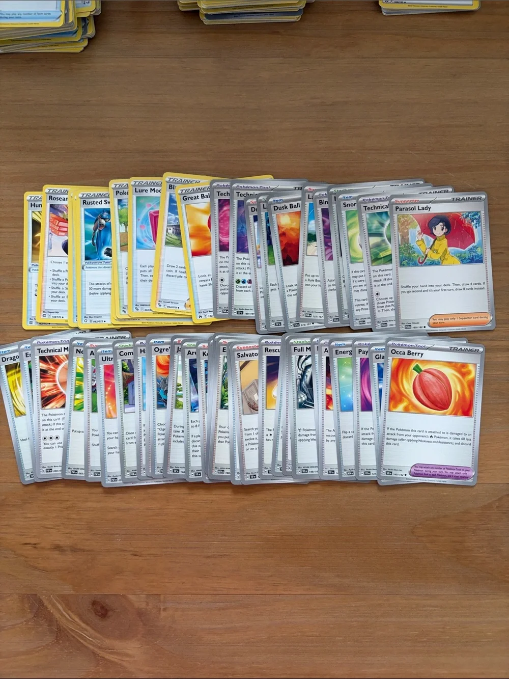 Pokémon TCG 50 unique Card Trainer Lot | Mixed Sets | Deck Building Staples